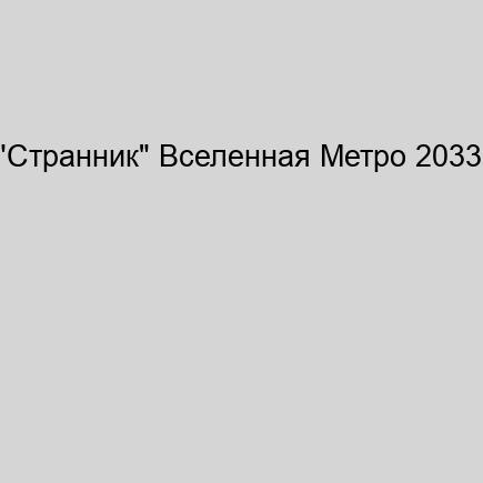 "Странник" Вселенная Метро 20...